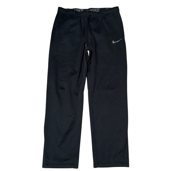 Nike Men’s Drawcord Straightt Leg Sweat Pants Black Size XL - Picture 1 of 5